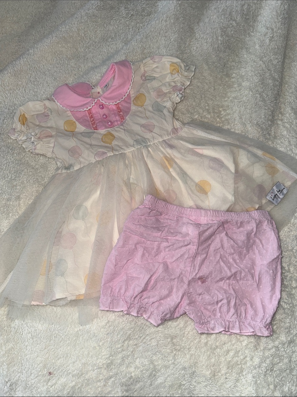 Happy fox clothing balloon dress and shorts